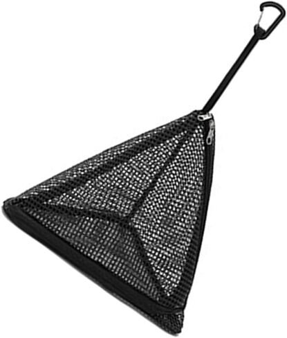 heyous Camping Dry Net, 30x45cm Camping Organizer Mesh Hanging Basket Net, PVC Triangle Hanging Bag with Hook for Outdoor Picnic Tableware Dishes Food Fruit in Saudi Arabia