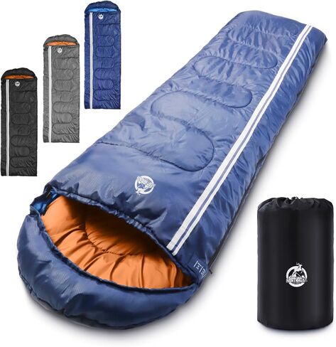 Northroad Lightweight Sleeping Bags for Adults Cold Weather, Waterproof Backpacking Camping Sleeping Bag for Adults Girls Boys Mens,Compact Sleeping Bag Camping Gear Must Haves 3 Season in Saudi Arabia