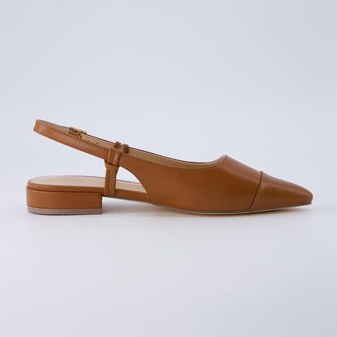 CUSHIONAIRE Women's Forever Pointed Toe Sling Back Dress Shoe +Memory Foam, Wide Widths Available in Saudi Arabia