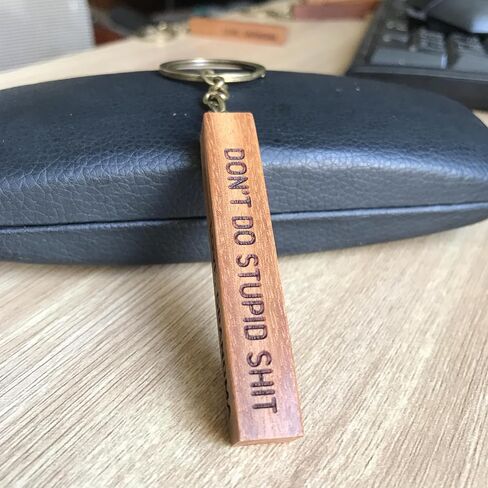 Don't Do Stupid Sht Love Auntie Keychain Funny 16th Birthday Gift I Love You Key Chain for Niece Nephew Birthday Valentines Day Christmas Gifts From Aunt - NNDTN in Saudi Arabia