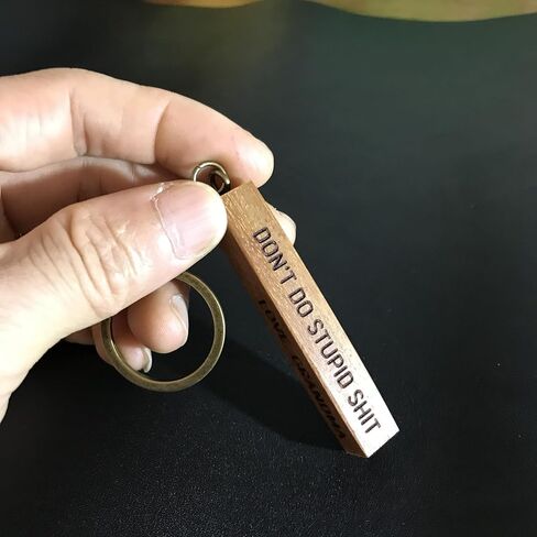 Don't Do Stupid Sht Love Auntie Keychain Funny 16th Birthday Gift I Love You Key Chain for Niece Nephew Birthday Valentines Day Christmas Gifts From Aunt - NNDTN in Saudi Arabia