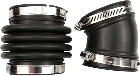 Air Intake Resonator Hose Tube Boot Duct (2 pack) Compatible with 2006-2008 Infiniti M35 3.5L 03-07 Infiniti G35 Replace 16576-EG00A 16576-AL50A in Saudi Arabia