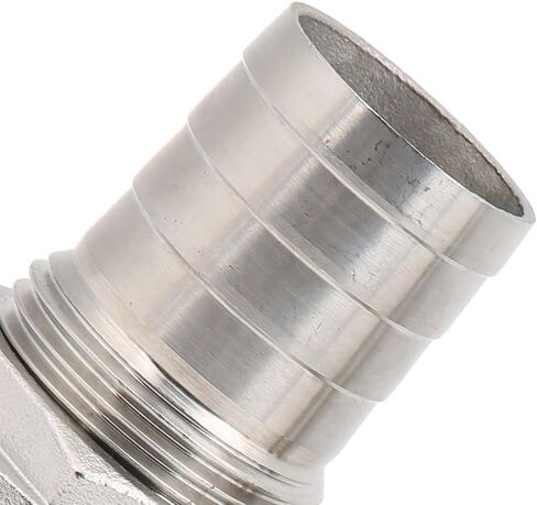 Tissting Marine Straight Thru Hull Fitting 3/8in 58mm 316 Stainless Steel Water Drain Outlet Plumbing Valve Hose Thru Drain Connector for Boat, Yachts in Saudi Arabia