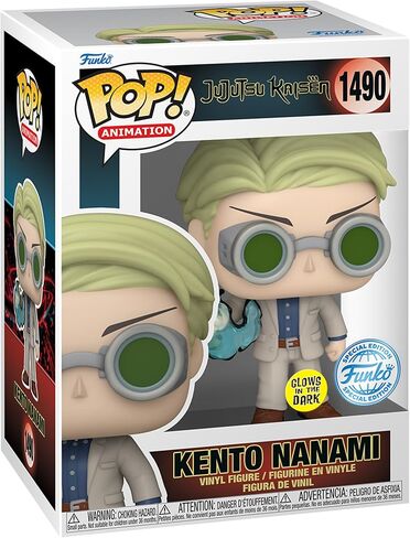 Funko Pop! Animation: Jujutsu Kaisen - Kento Nanami GITD Special Edition Multicolor Exclusive JJK #1490 in Saudi Arabia