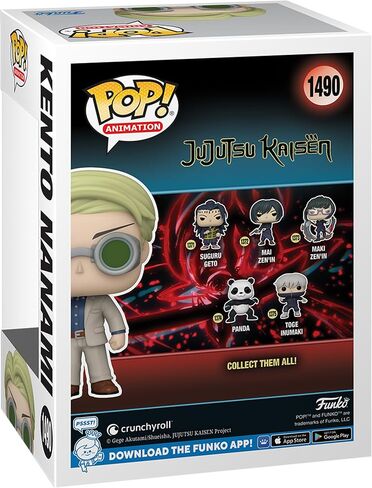 Funko Pop! Animation: Jujutsu Kaisen - Kento Nanami GITD Special Edition Multicolor Exclusive JJK #1490 in Saudi Arabia