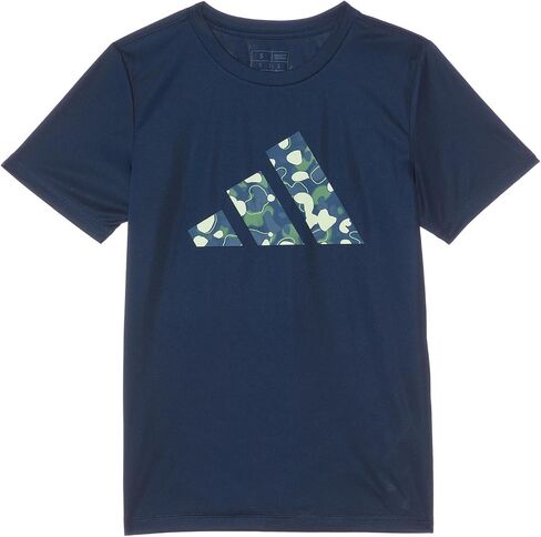 تي شيرت Pebble Camo Logo Ss للأولاد من اديداس (للأطفال الكبار) in Saudi Arabia