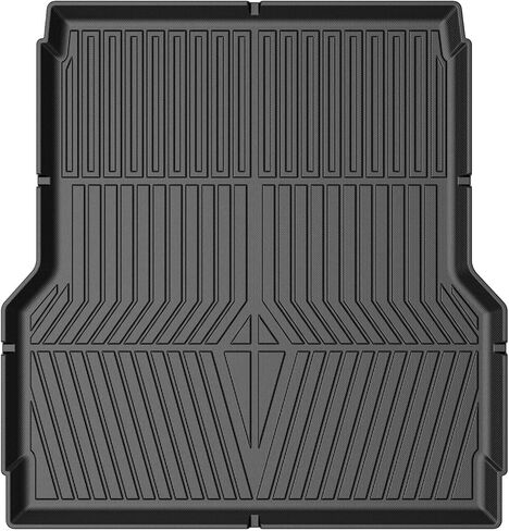 Powerty Truck Bed Mat Compatible with Hyundai Santa Cruz 2022-2024 Accessories 4.3FT All Weather Truck Bed Liner TPE Pickup Bed Mat Black in Kuwait