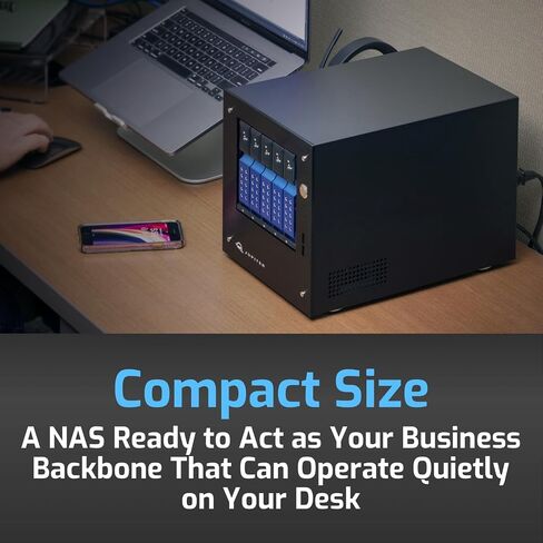 OWC 20TB Jupiter Mini 5-Bay Desktop NAS System with Intel Xeon Up to 2.7Ghz, 32GB Memory, Double 10GbE, TrueNAS™ Scale OS in Saudi Arabia