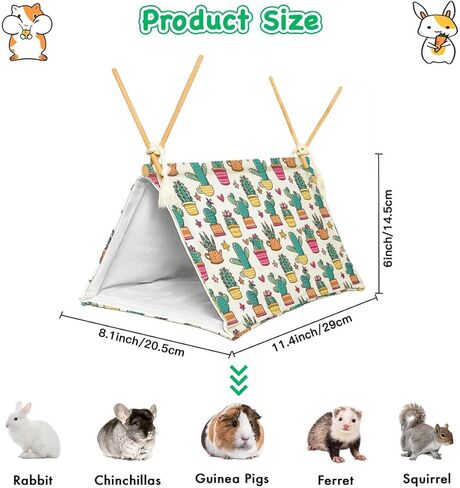 خيمة إخفاء التنين الملتحي، سرير إخفاء الزواحف لنمر أبو بريص، سرير التنين/عرين (cactu2) (cute1) in Kuwait