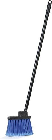 Carlisle FoodService Products CFS 3686500 Duo-Sweep Medium Duty Flagged Angle Broom, Flare Polypropylene Bristles, 56" Overall Length x 12" Width (Case of 12) in Saudi Arabia