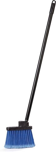 Carlisle FoodService Products CFS 3686500 Duo-Sweep Medium Duty Flagged Angle Broom, Flare Polypropylene Bristles, 56" Overall Length x 12" Width (Case of 12) in Saudi Arabia