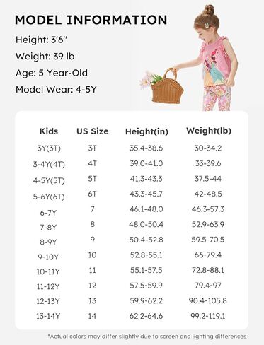 Disney Princess Girls Summer Outfits Girls Bell Bottom Pants Ruffles Sleeveless Tank Top Floral/Starry Flare Pants Suit in Saudi Arabia