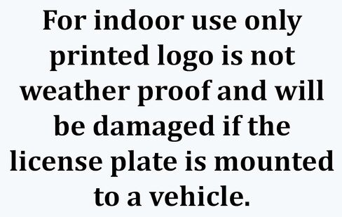 لوحة ترخيص فولاذية للجنسين من Siskiyou NFL in Kuwait