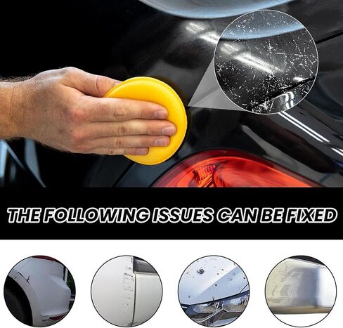 2pcs Car Scratch Repair Paste, Upgraded Car Scratch Repair Paste Polishing Wax, New Car Scratch Remover for Vehicles, Premium Scratch Remover Kit with Wipe & Sponge for Vehicles for Deep Scratches in Saudi Arabia