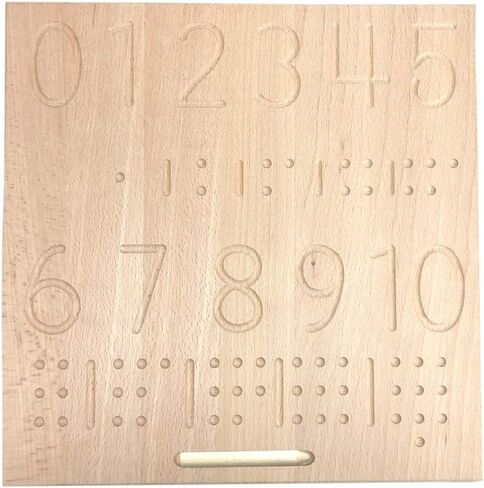 لوحات تتبع الأرقام الأبجدية من Mfumyy Montessori خشبية مزدوجة الجوانب لتعلم الكتابة ABC 123 لوحة ممارسة الكتابة للأطفال في مرحلة ما قبل المدرسة، لوازم المدرسة المنزلية (ABC+123 لوحة) in Saudi Arabia