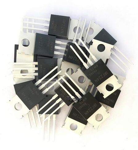 Todiys New 15Pcs for IRFZ24 IRFZ24NPBF 55V 17A TO-220 Power N-Channel Mosfet Transistor IRFZ24N in Saudi Arabia
