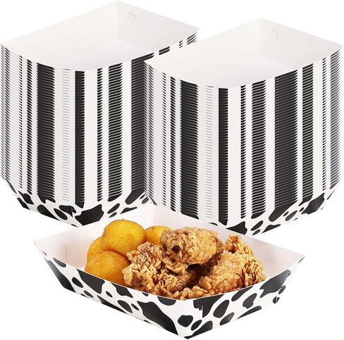 Pro.me Paper Food Trays for Party Decorations,Disposable Nacho Trays,Baseball Food Boats for Parties and Hot Dogs,Events, Snacks, Candy（48 Pack 3lb） in Saudi Arabia