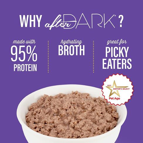 Tiki Cat After Dark Pâté, Variety Pack, High-Protein and 100% Non-GMO Ingredients, Wet Cat Food for Adult Cats, 3 oz. Cans (Pack of 12) in Saudi Arabia
