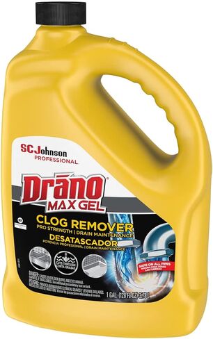 جل SC Johnson Professional Drano Max لإزالة الانسداد، 128 أونصة سائلة (عبوة من 4 قطع) in Kuwait