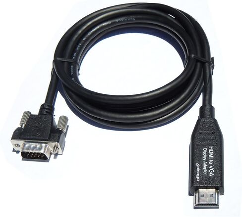 كابل محول شاشة HDMI إلى VGA بطول 6 أقدام من سيراجو (HDM2VGA06BLK) in Kuwait