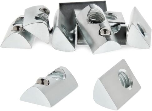8020, 3917, 15 Series 5/16-18 Steel Roll in T-Nut with Ball Spring - T Slot T-Slotted Accessories for 80/20 Aluminum Extrusion - Hardware Nuts (15 Pack) in Saudi Arabia