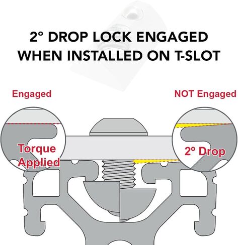 8020, 3917, 15 Series 5/16-18 Steel Roll in T-Nut with Ball Spring - T Slot T-Slotted Accessories for 80/20 Aluminum Extrusion - Hardware Nuts (15 Pack) in Saudi Arabia