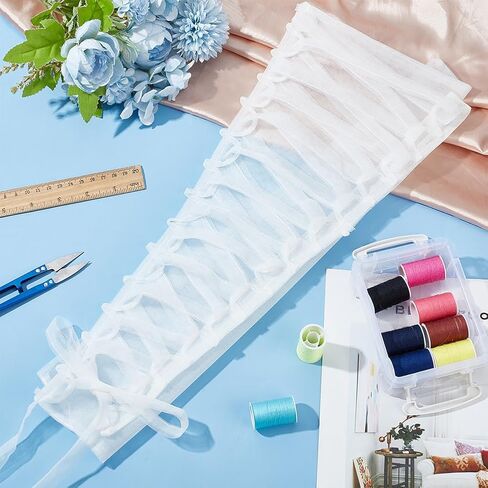 BENECREAT Adjustable Corset Back Kit, Women's Wedding Dress Zipper Replacement Gauze Mesh Corset Lace-up Back Kit for Dress in Saudi Arabia