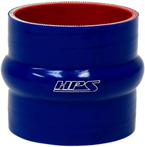 HPS HTSHC-650-L6-BLUE Silicone High Temperature 6-ply Reinforced Straight Hump Coupler Hose, 20 PSI Maximum Pressure, 6" Length, 6.5" ID, Blue in Saudi Arabia