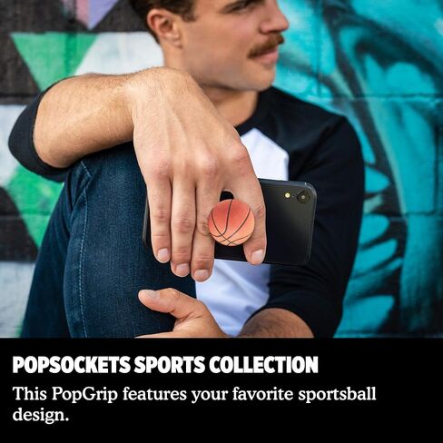 PopSockets Phone Grip with Expanding Kickstand, Sport PopGrip - Baseball in Saudi Arabia