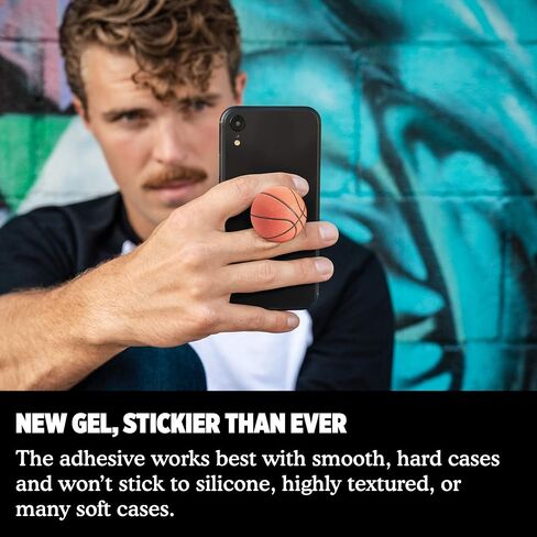 PopSockets Phone Grip with Expanding Kickstand, Sport PopGrip - Baseball in Saudi Arabia