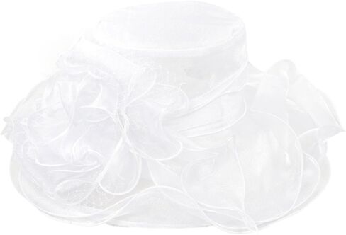 Women Fancy Derby Church Tea Party Dress Hat Fascinator with Peacock Feathers in Saudi Arabia
