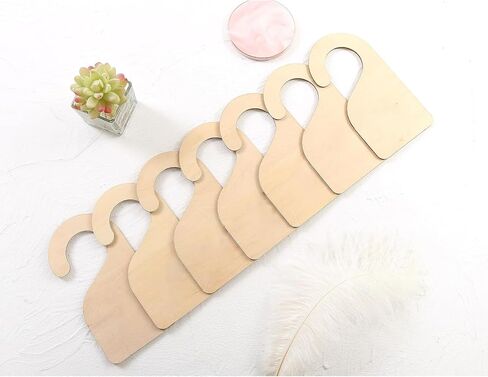 فواصل خزانة الأطفال الخشبية من SIWUCHYE - منظم جانبي لملابس الأطفال حديثي الولادة حتى 24 شهرًا - فواصل شماعات رائعة لديكور غرفة الأطفال لتنظيم غرفة طفلك الصغير من الفتيات أو الأولاد بسهولة (10 قطع) in Kuwait