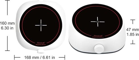 stonylab Mini Magnetic Stirrer with Stir Bar, 2L Capacity 200-1800 RPM Speed Levorotary Mini Magnetic Stirrer, Rated Power 5W, 110V in Saudi Arabia