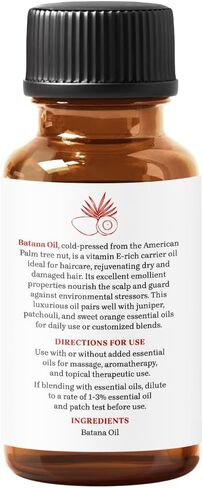 Essential Delights Batana Oil - Premium Undiluted Oil (1 oz.) | for Skin, Face, Body, Hair Revitalization | Vegan & Cruelty Free in Kuwait