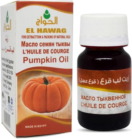زيت الحواج زيوت عطرية معصورة على البارد، طبيعي ممتاز، نقي وغير مخفف، زيت الحواج الطازج الأصلي للطبخ والعناية بالشعر والبشرة، غير معدل وراثيًا، حلال (عبوة واحدة = 1 أونصة / 30 مل) زيت لب قرع in Kuwait
