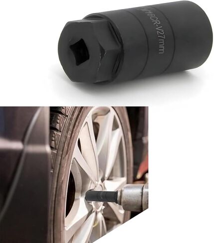 Tesnaao 1 PC Car Oil Pressure Switch Disassembly Socket, Aquare Interface 45# Steel Hexagonal Oil Pressure Sending Socket, Repair Modification Accessories, Compatible with Most Car Models (Black) in Saudi Arabia