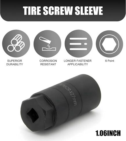 Tesnaao 1 PC Car Oil Pressure Switch Disassembly Socket, Aquare Interface 45# Steel Hexagonal Oil Pressure Sending Socket, Repair Modification Accessories, Compatible with Most Car Models (Black) in Saudi Arabia