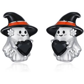 YueYuan الحيوان الضفدع أقراط 925 فضة كاوبوي الضفدع قرط الاذن المرصع الحيوان الضفدع مجوهرات هدايا للرجال النساء in Kuwait