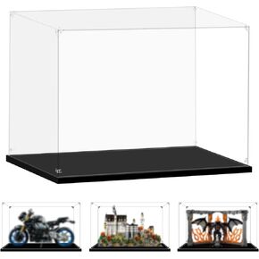 Acrylic Display Case for Lego 21335 Motorized Lighthouse, 11.81x11.81x22.83inches (30x30x58cm), Protect Your Collectibles from Dust with a Clear Showcase in Kuwait