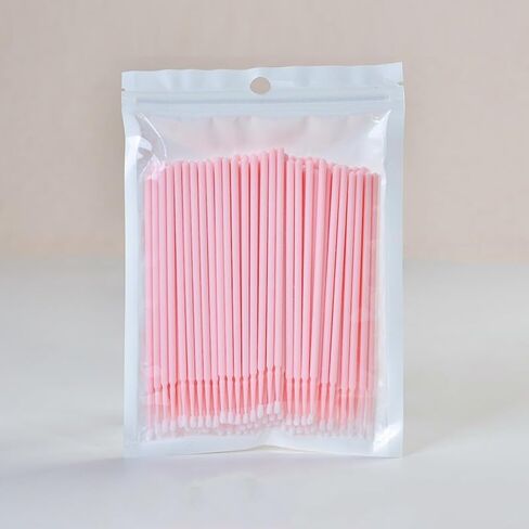 100PCS Mini Applicator Brushes 100 Pack Precision Micro Tips for Automotive Detailing, Micro Spray Gun Cleaning and Electronics Maintenance, Blue in Saudi Arabia