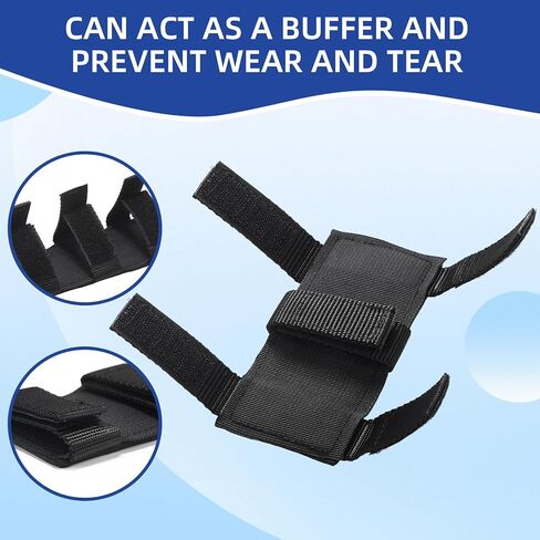 8 Pcs Tie Down Strap Protector Sleeve 2.5 x 5.9 Inches Universal Protective Sleeves for Ratchet Straps Protective Strap Protector for Preventing Damage to Boat in Saudi Arabia