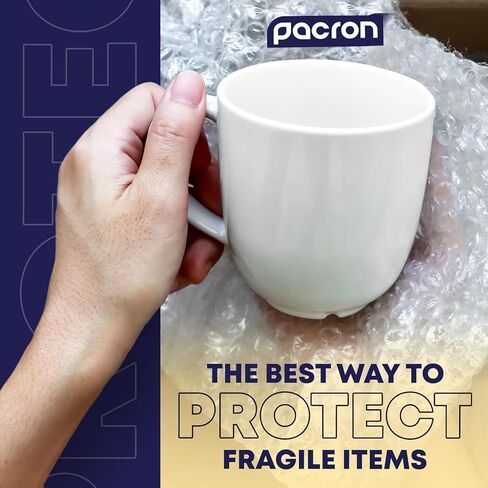 12x12 Pre-Cut Bubble Cushioning Wrap – 75-Count Packing Sheets for Shipping & Moving – Protective Wrap for Fragile Items – Eco-Friendly Shockproof Packaging – Made in USA in Saudi Arabia