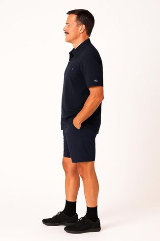 قميص جيرسي لركوب الدراجات بأكمام قصيرة من Club Ride Apparel Protocol - قميص رجالي لركوب الدراجات مزود بإبزيم in Kuwait
