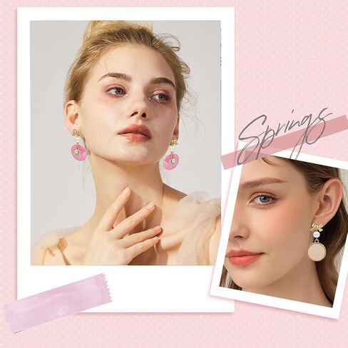 1 Box 50Pcs Bow Earring Post Bow Stud Earring Post Gold Brass Real 18k Gold Plated Earring Stud with Ear Nuts Bowknot Stud Earring Findings for Jewelry Making Earrings Supplies DIY Crafts in Kuwait