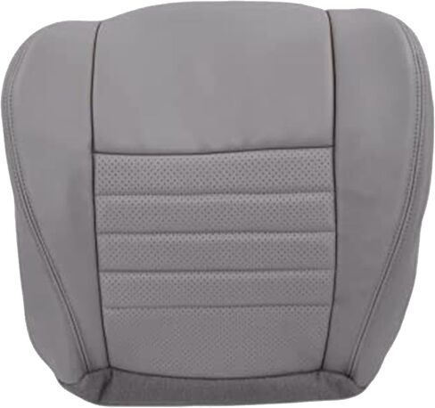 1999 2000 2001 2002 2003 2004 Compatible with Ford Mustang GT Convertible Replacement Synthetic Leather Seat Cover, Fits Both Driver and Passenger (Medium Parchment Tan, Front (2 Bottom & 2 Top)) in Saudi Arabia