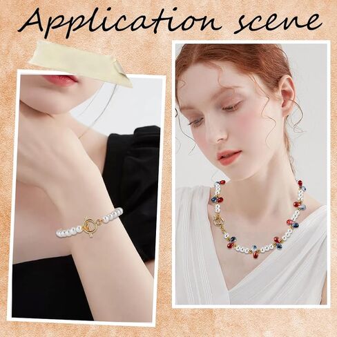 صندوق واحد من SUNNYCLUE، 30 مجموعة من المشابك المطلية بالذهب عيار 18 قيراط، ومشابك تبديل كبيرة على شكل حرف T وحلقات على شكل حرف O، ونهاية من الفولاذ المقاوم للصدأ، ومشبك تبديل لصنع المجوهرات، وموصلات، وقلادة يدوية الصنع، وسوار in Kuwait