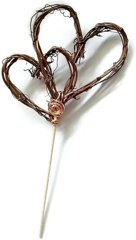 Rustic Cake Topper Decoration Handmade from Dried Vines - Weddings, Baby Shower Decor in Saudi Arabia
