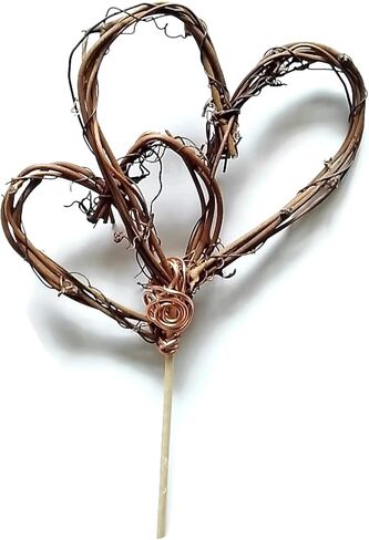 Rustic Cake Topper Decoration Handmade from Dried Vines - Weddings, Baby Shower Decor in Saudi Arabia
