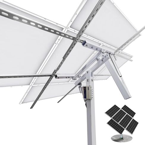 ECO-WORTHY Solar Panel Dual Axis Tracking System (Increase 40% Power) with Tracker Controller, Complete Solar Tracker Kit, Ideal for Different Solar Panels, for Yard/Farm/Field in Saudi Arabia