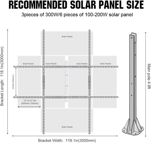ECO-WORTHY Solar Panel Dual Axis Tracking System (Increase 40% Power) with Tracker Controller, Complete Solar Tracker Kit, Ideal for Different Solar Panels, for Yard/Farm/Field in Saudi Arabia